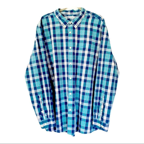 Eddie Bauer Legend Wash Classic LS Plaid
Button Down Shirt Mens XXL - Picture 1 of 9